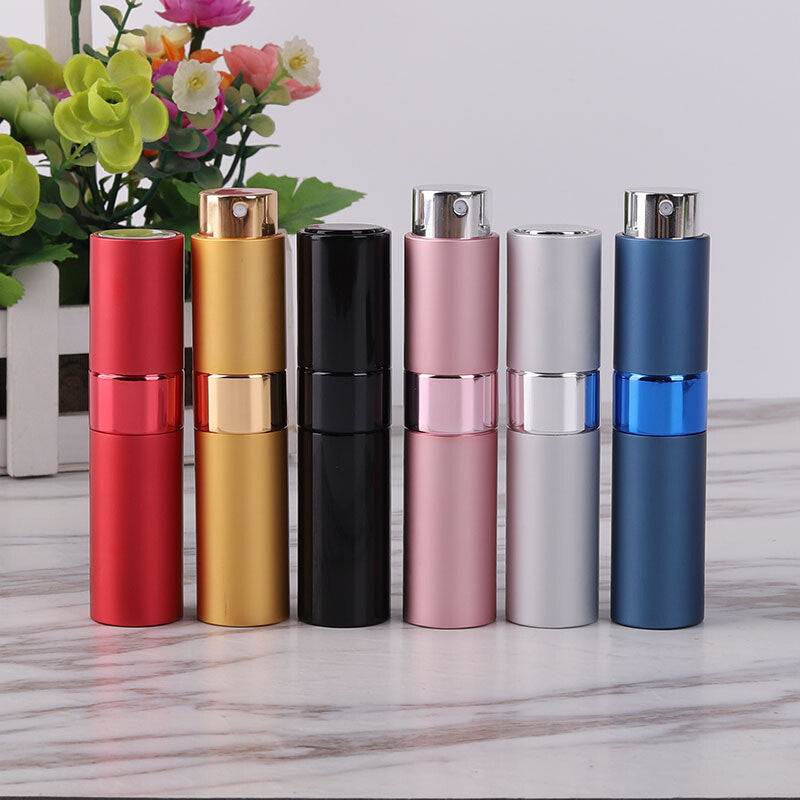 8ml Travel Perfume Atomizer Refillable Mini Cologne Spray Bottle Empty Tank /US