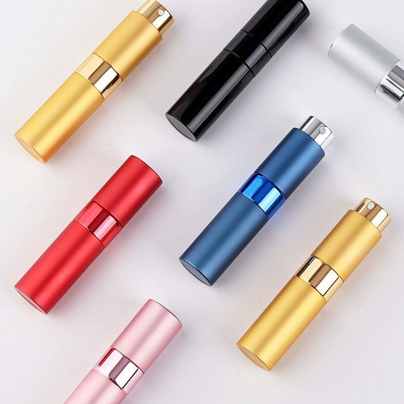 8ml Travel Perfume Atomizer Refillable Mini Cologne Spray Bottle Empty Tank /US