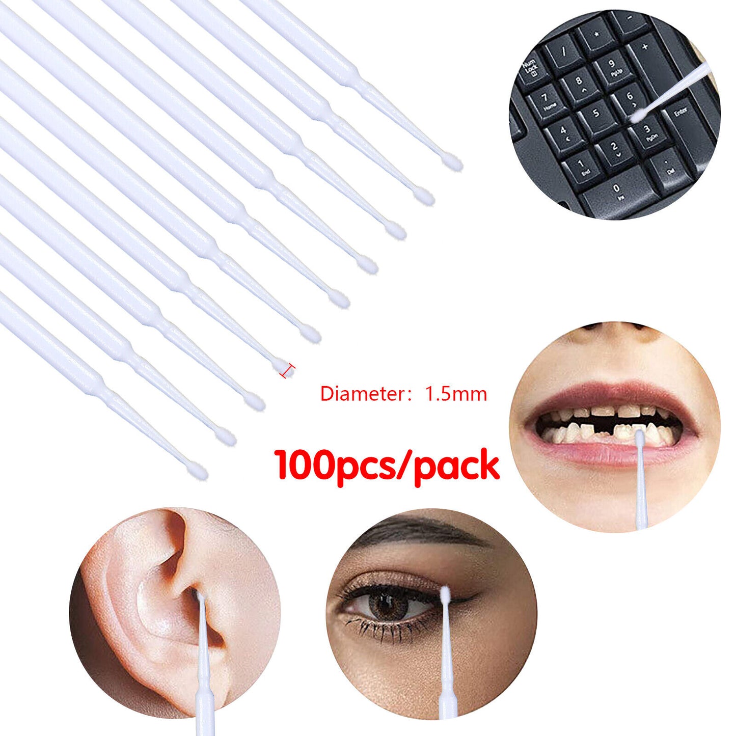 US Micro Brushes Applicators Microbrush Dental (Regular, Fine, Super Fine) Eye