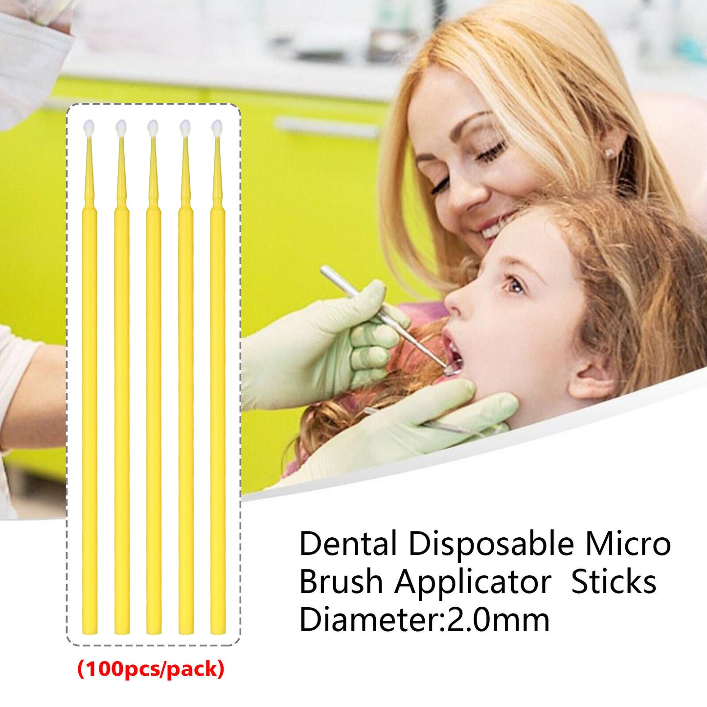 US Micro Brushes Applicators Microbrush Dental (Regular, Fine, Super Fine) Eye