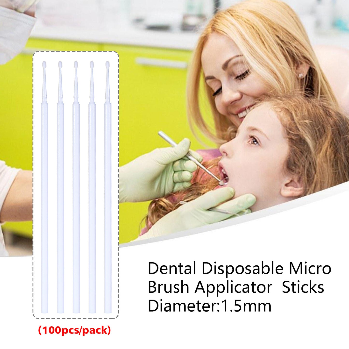 US Micro Brushes Applicators Microbrush Dental (Regular, Fine, Super Fine) Eye