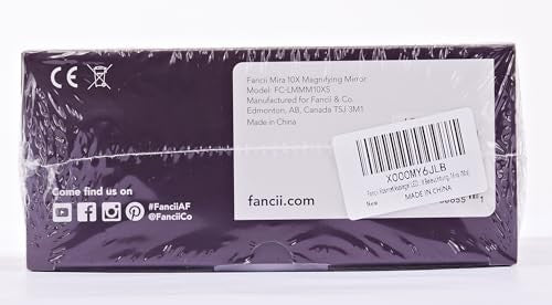 Fancii 10X Magnifying Lighted Makeup Mirror - Daylight LED Vanity Mirror -