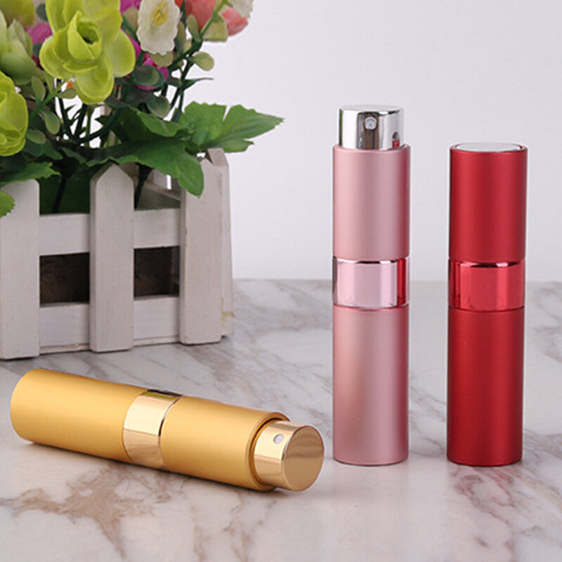 8ml Travel Perfume Atomizer Refillable Mini Cologne Spray Bottle Empty Tank /US