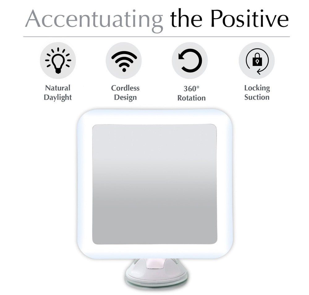 Fancii 10X Magnifying Lighted Makeup Mirror - Daylight LED Vanity Mirror -