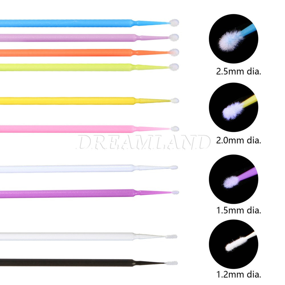 US Micro Brushes Applicators Microbrush Dental (Regular, Fine, Super Fine) Eye
