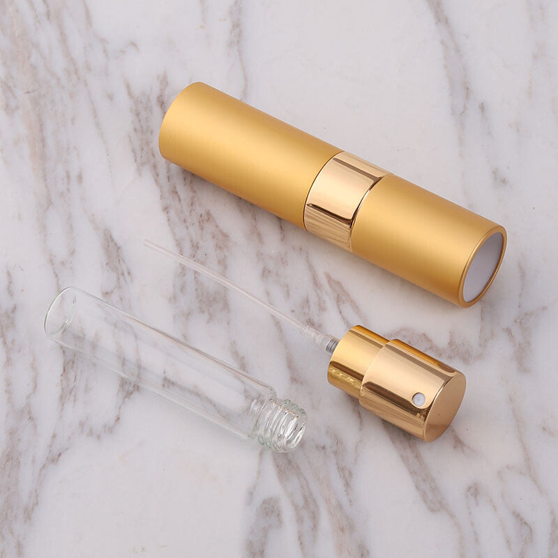 8ml Travel Perfume Atomizer Refillable Mini Cologne Spray Bottle Empty Tank /US