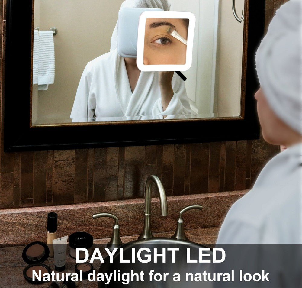Fancii 10X Magnifying Lighted Makeup Mirror - Daylight LED Vanity Mirror -