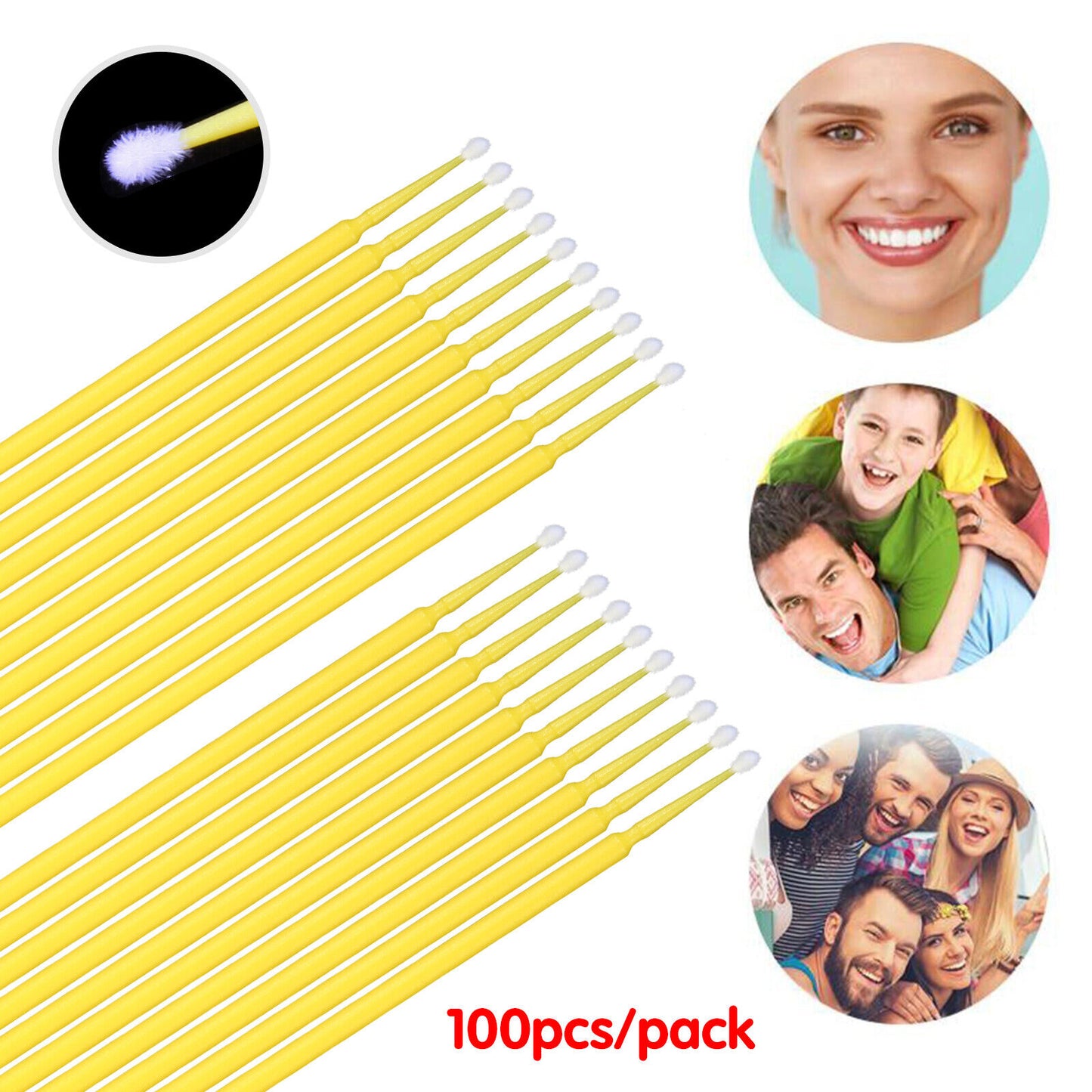 US Micro Brushes Applicators Microbrush Dental (Regular, Fine, Super Fine) Eye