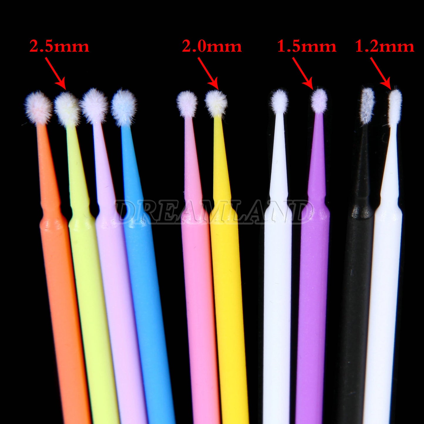 US Micro Brushes Applicators Microbrush Dental (Regular, Fine, Super Fine) Eye