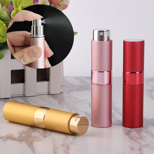 8ml Travel Perfume Atomizer Refillable Mini Cologne Spray Bottle Empty Tank /US
