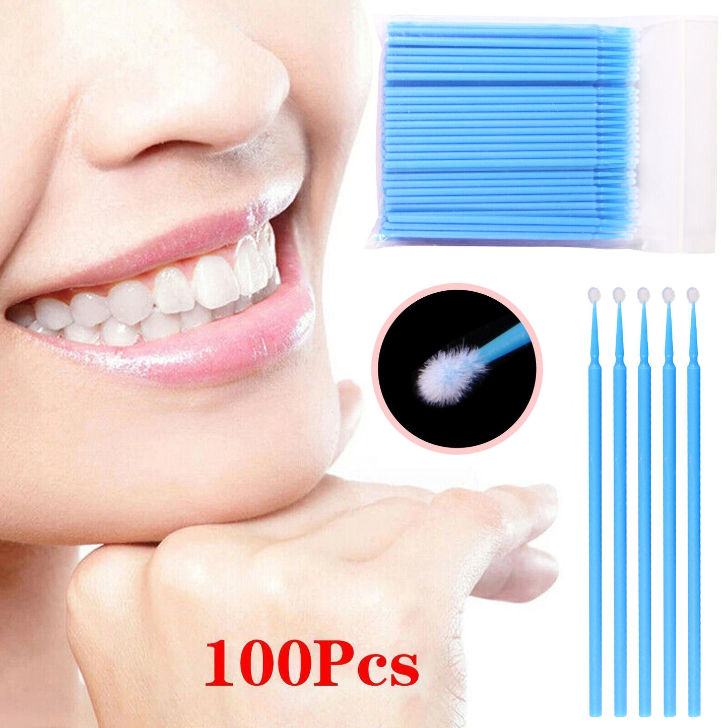 US Micro Brushes Applicators Microbrush Dental (Regular, Fine, Super Fine) Eye