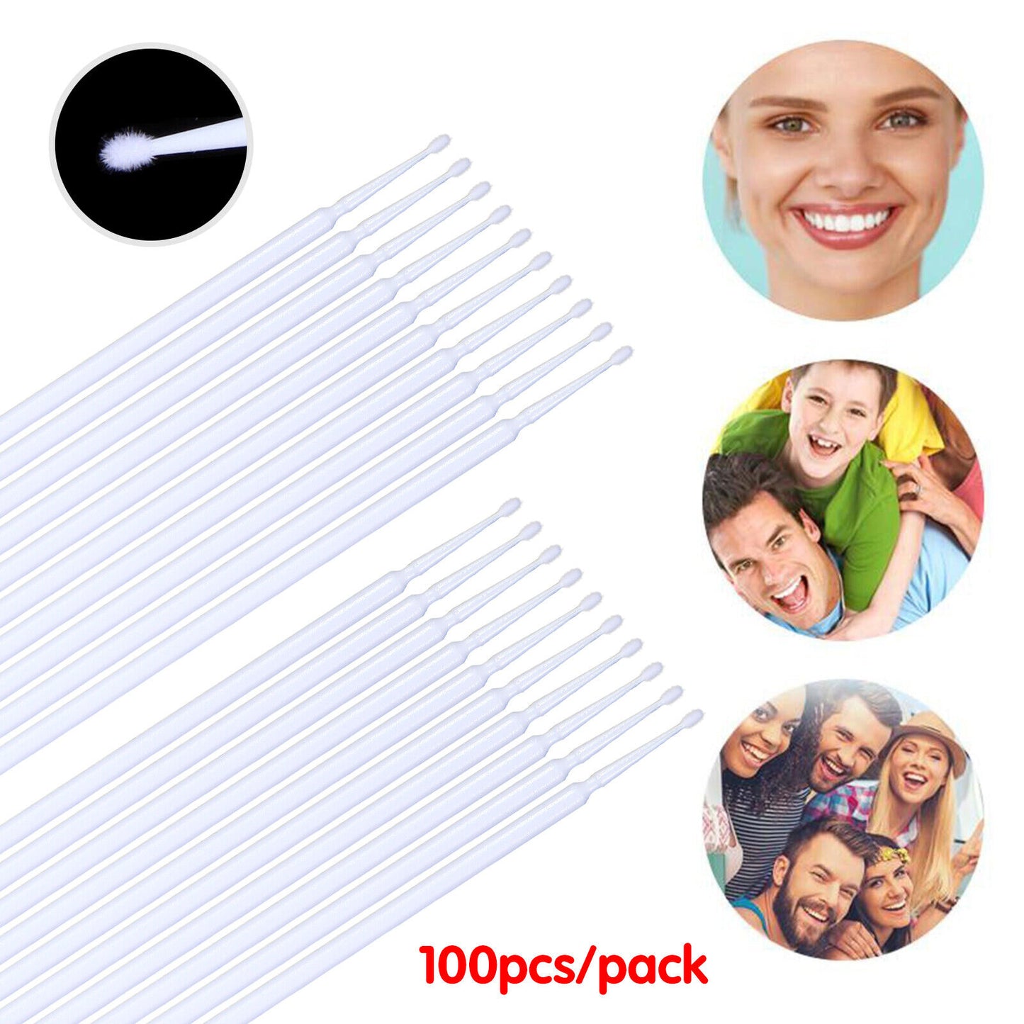 US Micro Brushes Applicators Microbrush Dental (Regular, Fine, Super Fine) Eye